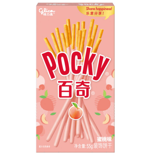 Pocky Broskyňa 55g