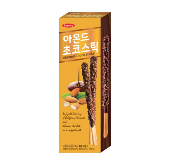 Sunyoung Almond Choco Stick 54g