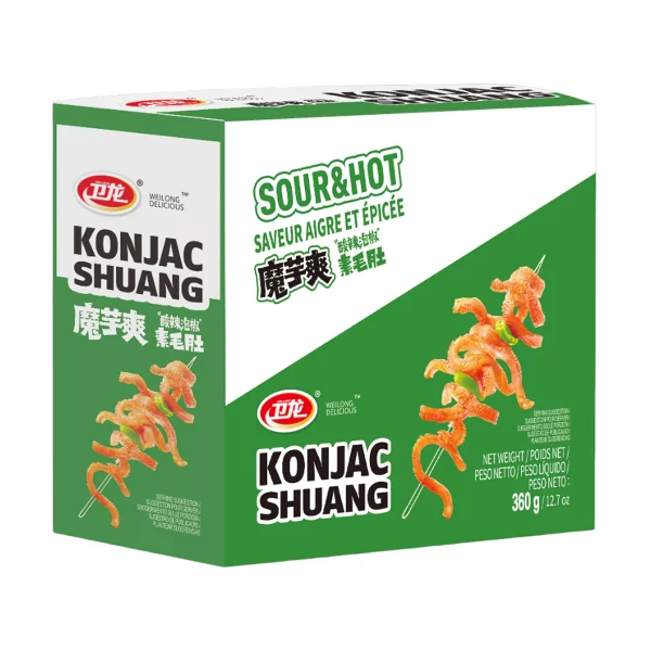 WeiLong Konjac Shuang - Sour & Spicy 360g