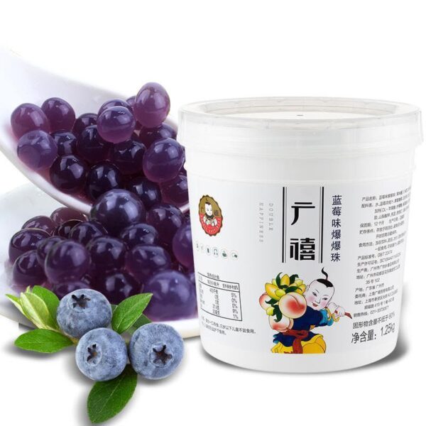 Bubble Tea Popping Boba - Blueberry 1.25kg